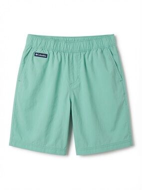Columbia Boys Mint Green Athletic Shorts Size L 14/16 Like New